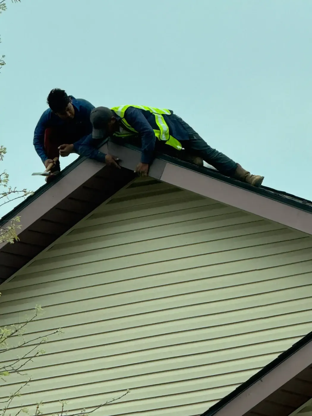 Commercial roof inspection documented in Wanamaker